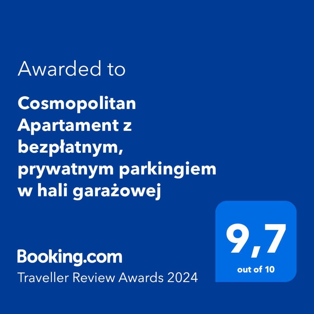 Cosmopolitan Apartament Z Bezplatnym, Prywatnym Parkingiem W Hali Garazowej Torun Bagian luar foto